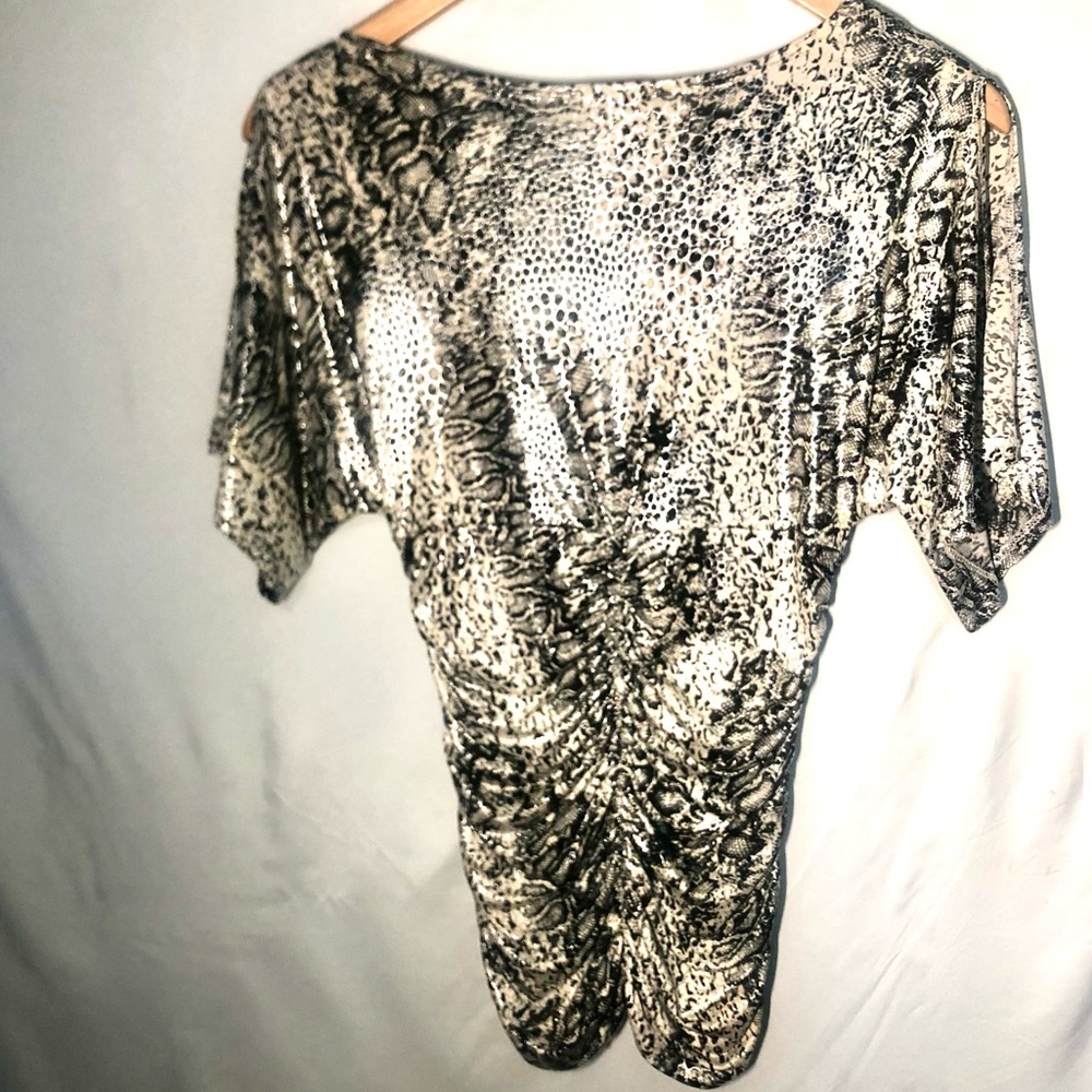 Snake Skin Ruffled Top - Medium - Picture 2 of 2